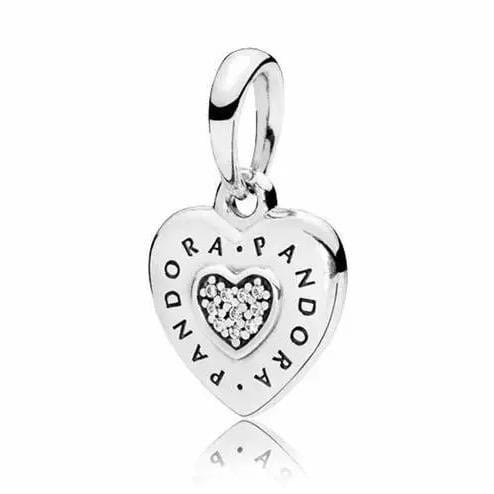 Charm Colgante Corazón Ícono grabable Pandora